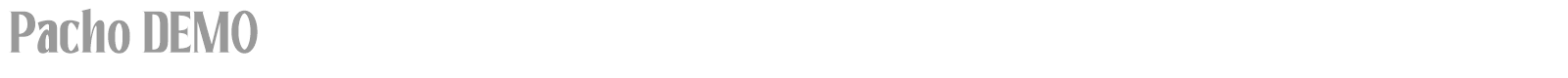 Pacho font preview
